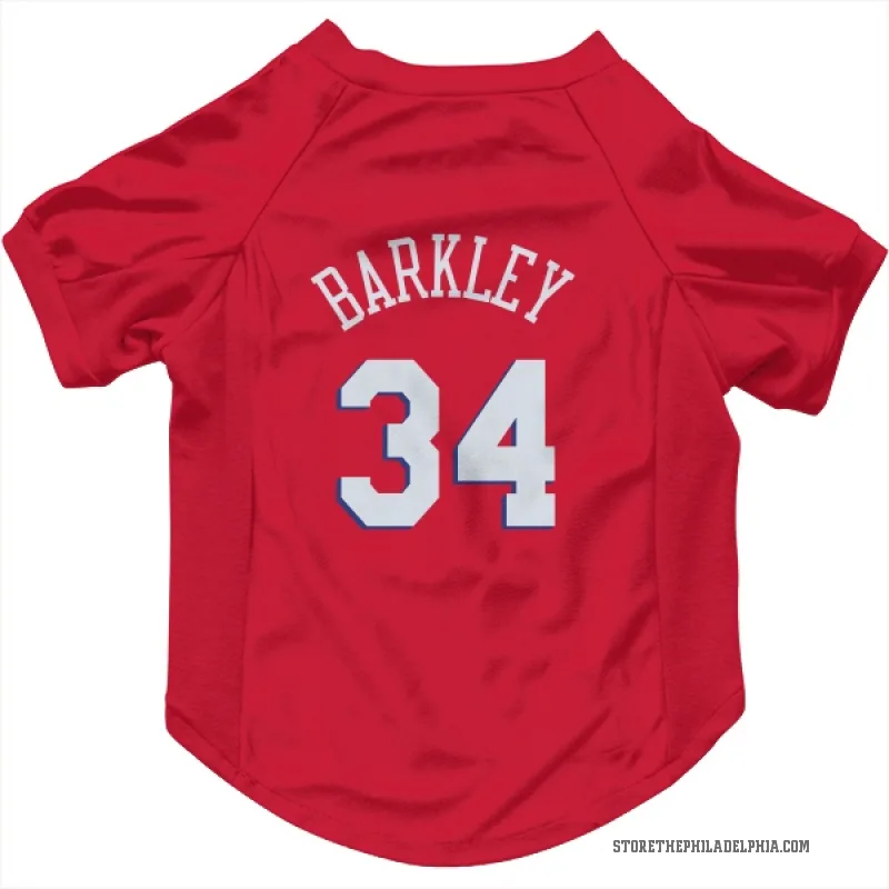 Charles Barkley  Red Philadelphia 76ers  Cat & Dog Pet Jersey