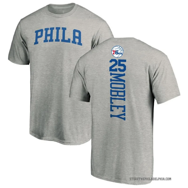 Isaiah Mobley Men's Philadelphia 76ers Ash Backer T-Shirt