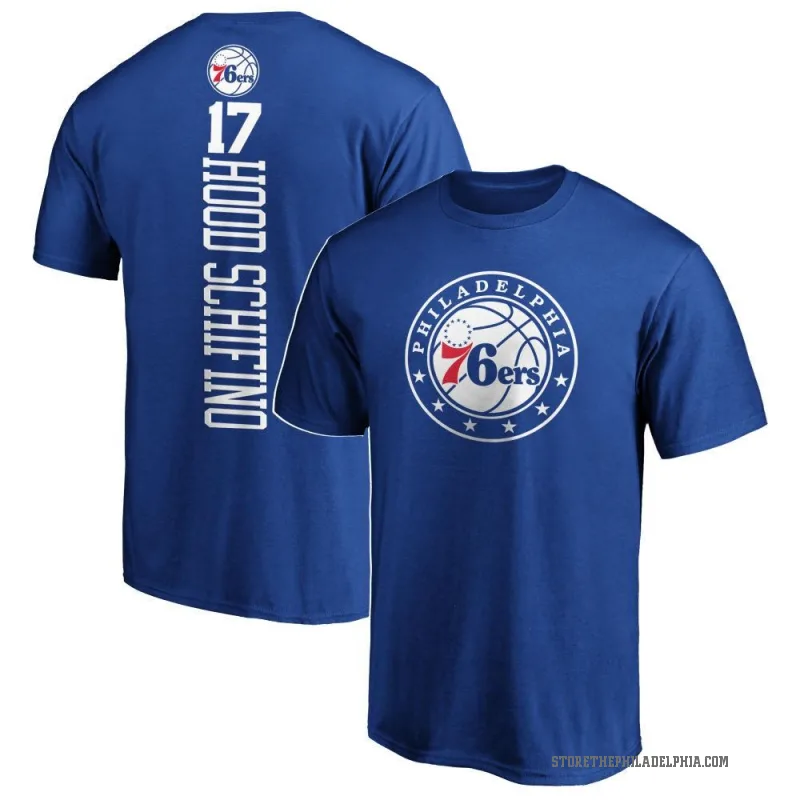Jalen Hood-Schifino Youth Royal Philadelphia 76ers Backer T-Shirt