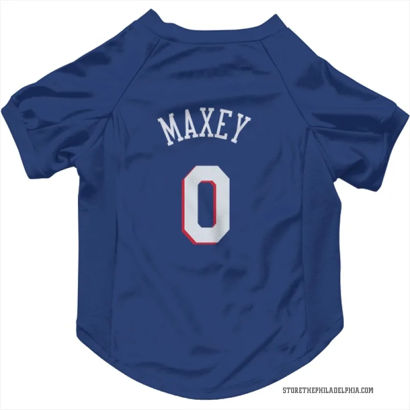 Tyrese Maxey  Royal Philadelphia 76ers  Cat & Dog Pet Jersey