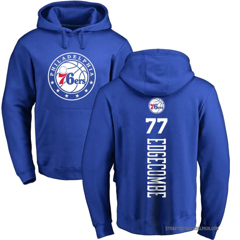 VJ Edgecombe Youth Royal Philadelphia 76ers Branded Backer Pullover Hoodie